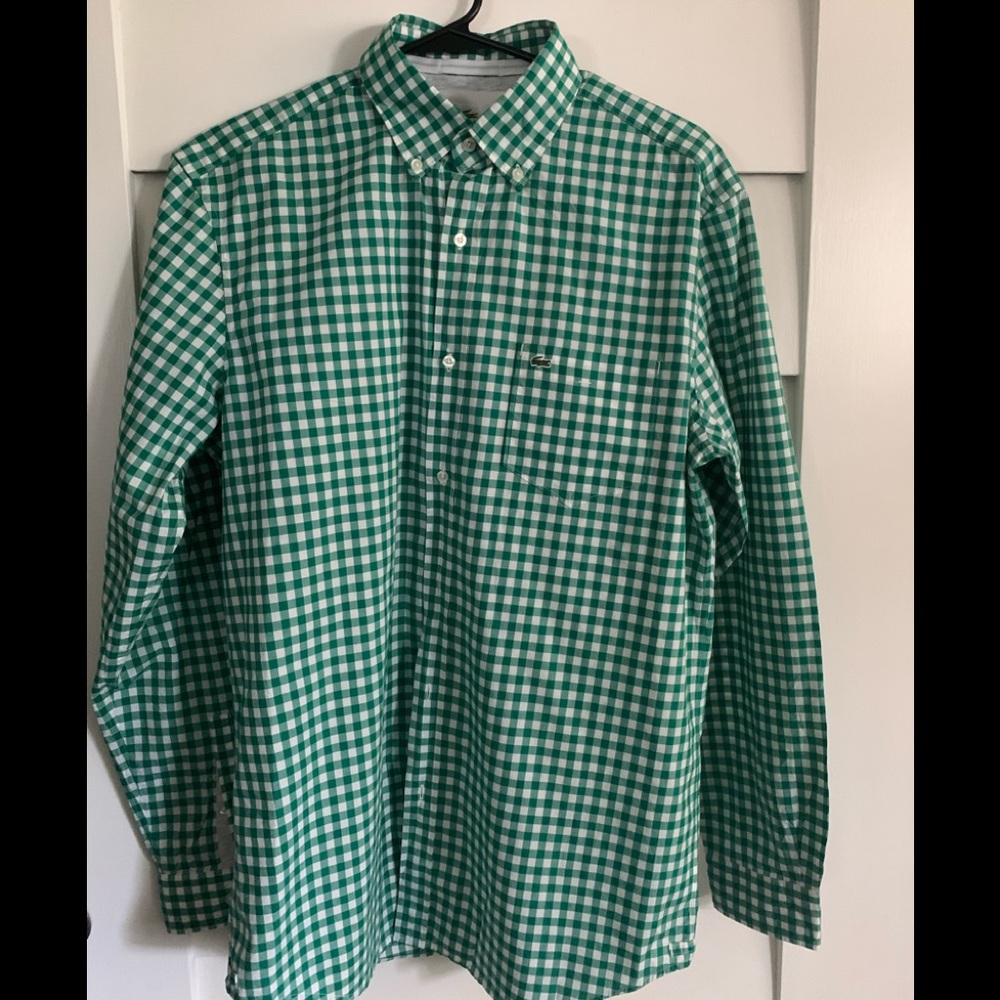 Lacoste Men’s, button down, Sz 15¾ - 40